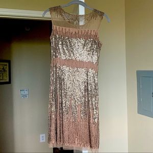 Adrianna Papell sequin dress worn only once!